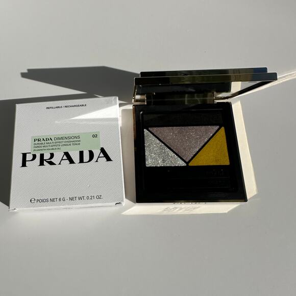 Prada Dimensions Multi Effect Eyeshadow Quad Refillable Compact 02 Profusion NIB - Picture 1 of 12